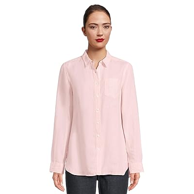 L.L.Bean Premium Washable Linen Tunic Shirt Women