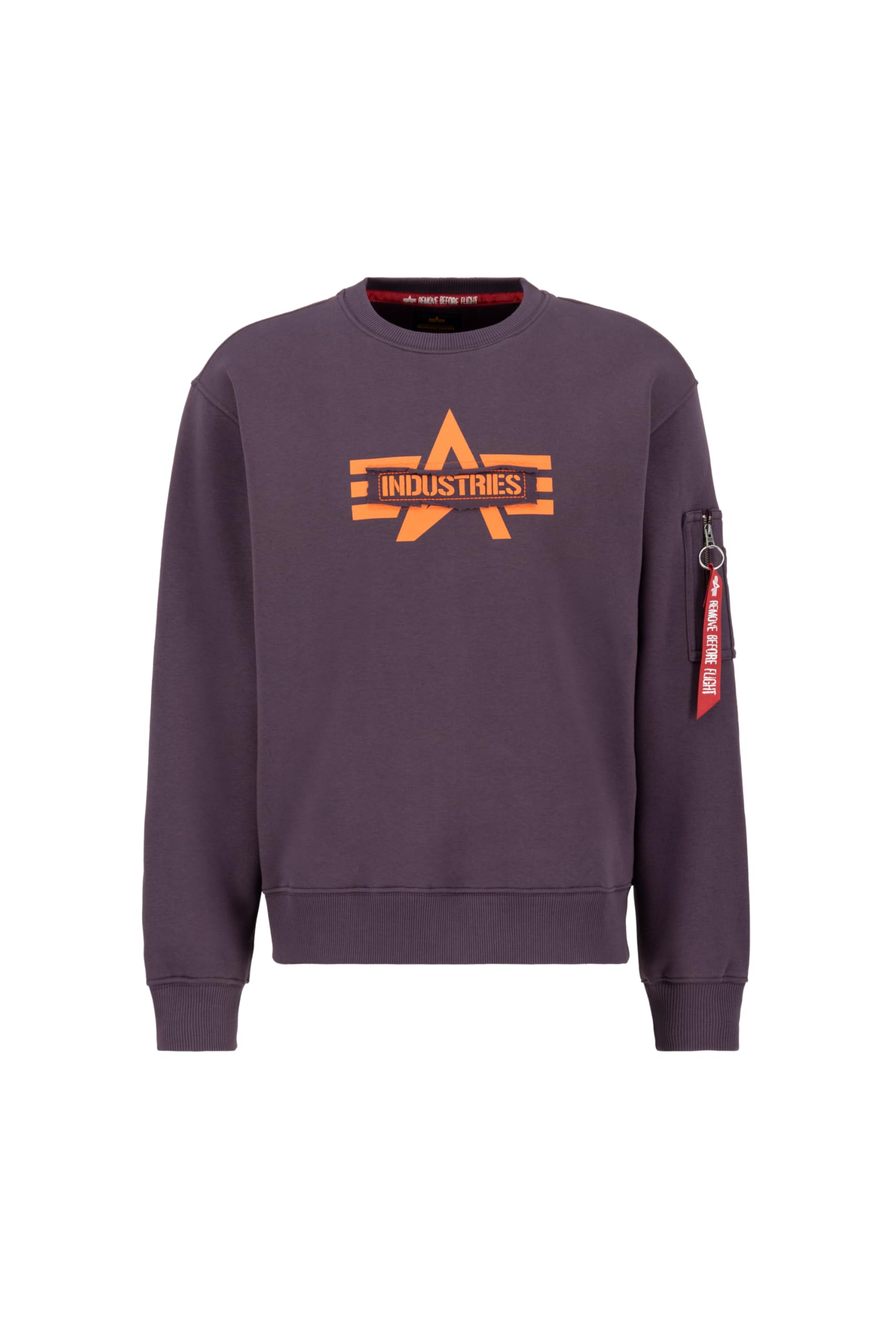 Alpha Industries Logo Edge Crewneck Sudadera Hombre (Pack de 1)