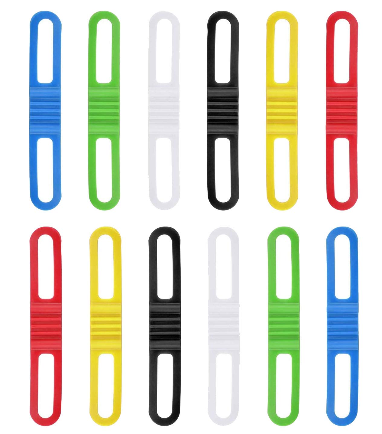 HOUSON 30 stuks rubberen fietslampen, siliconen band, stretch rubberen ringen, lamphouder voor zaklamp, led-fietslamp