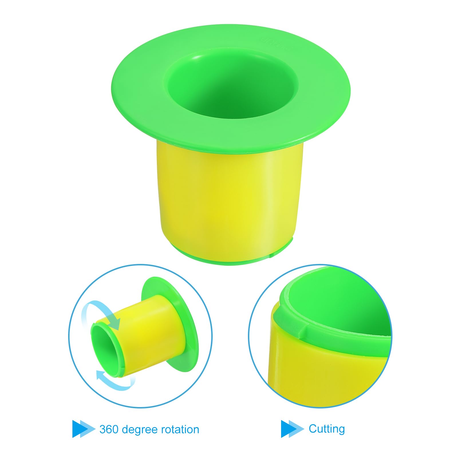 PATIKIL 2 pouce Rétrécissement Enveloppement Poignée, 4pcs Extensible Enveloppement Distributeur Étirement Film Distributeur Plastique Main pour Meuble Emballage Déménagement Emballage