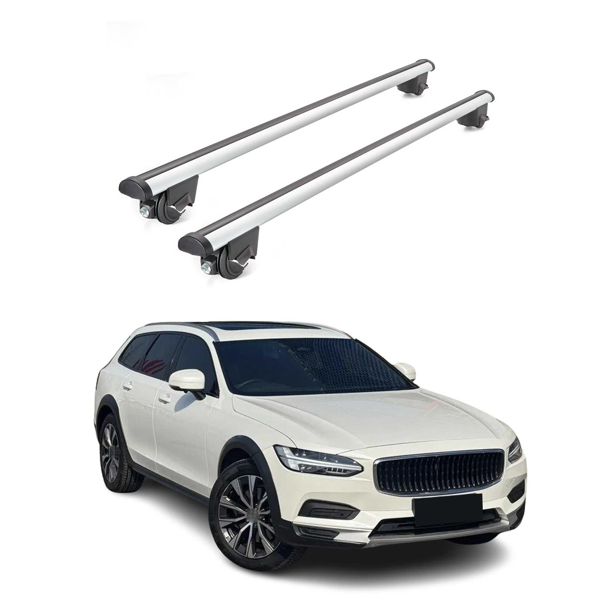 Amazon.com: OMAC Roof Rack Cross Bars for Volvo V90 Cross Country