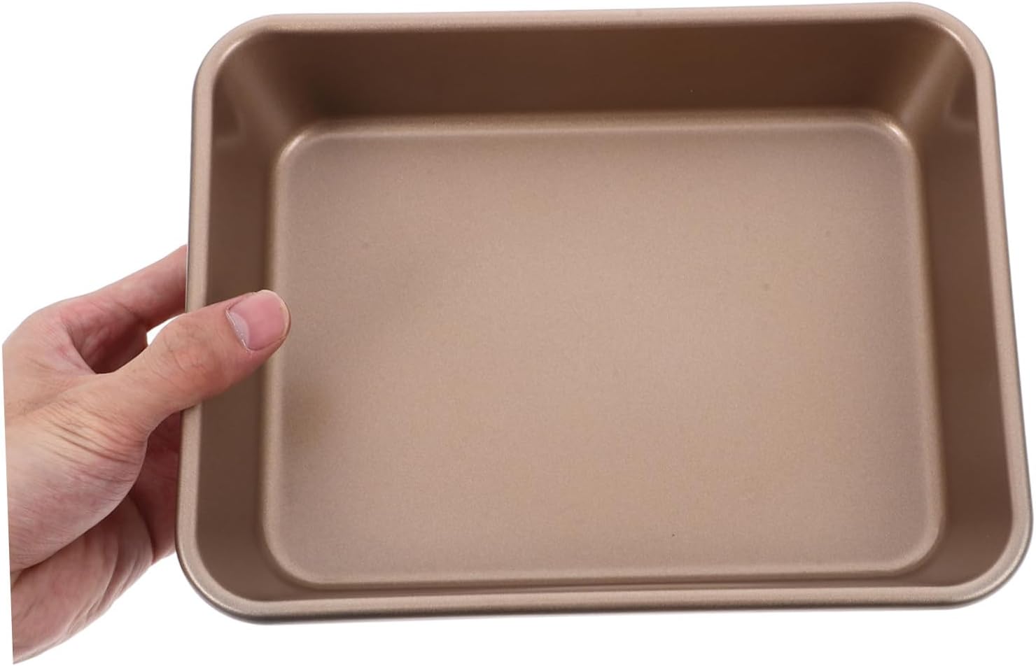 3pcs Baking Sheet Tray Nonstick Deep Cookie Sheet Pans with Stylish Finish Versatile Bakeware for Oven Toaster Oven Includes for Lasagna Brownies Bread