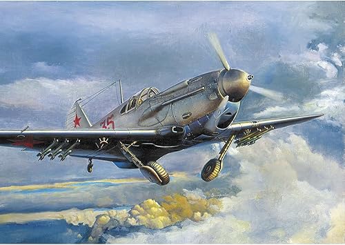 Roden LaGG-3 Series 1511 - Kit de modelo de avión de combate monoplano ruso