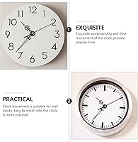 Vista 7 de Gatuida Reloj de pared, 1 Unidades de accesorios de reloj de péndulo, suministros de escalonamiento, mecanismo de reloj de plástico