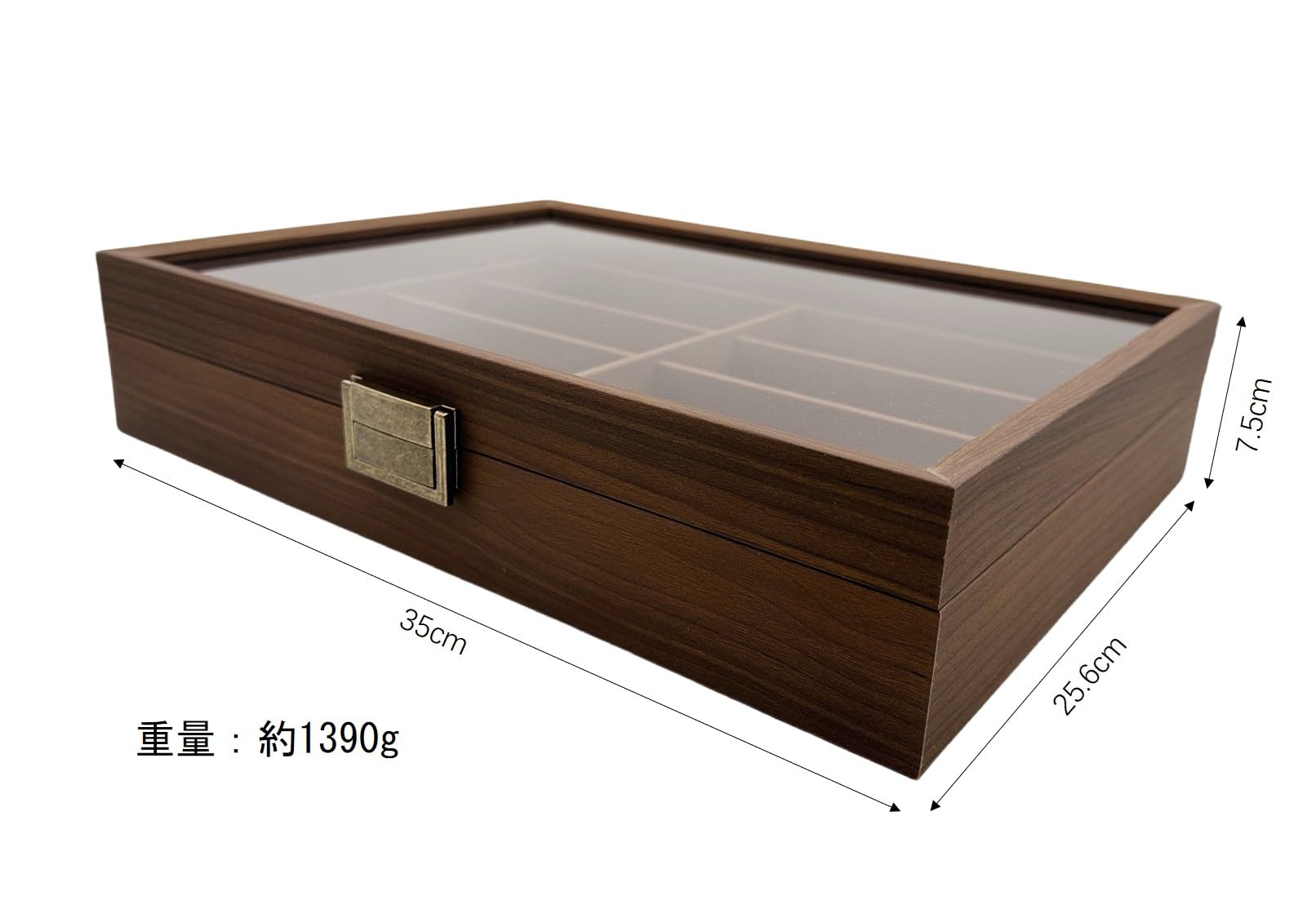 Amazon.co.jp: Haverain アンティーク調 メガネ収納ボックス