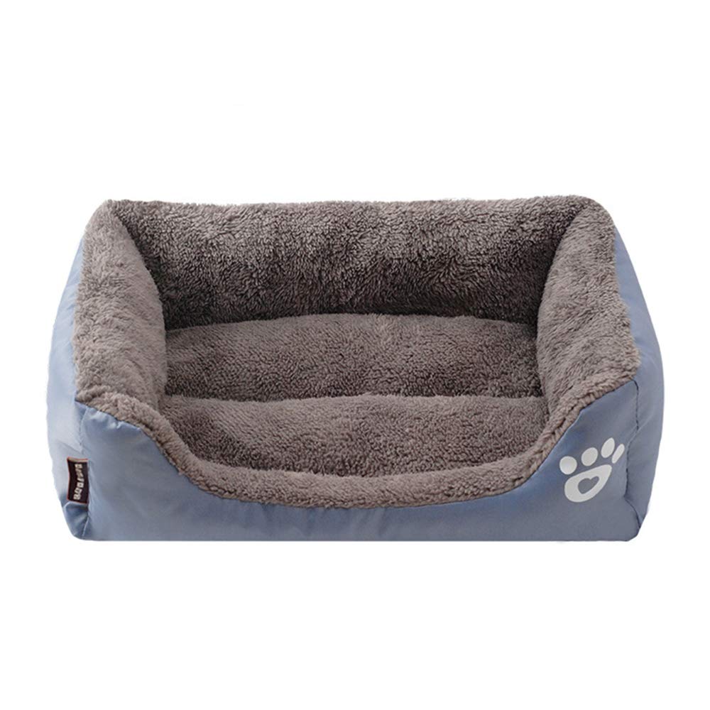 Lit pour chien et chiot XXL gris style canapé de salon confortable en coton