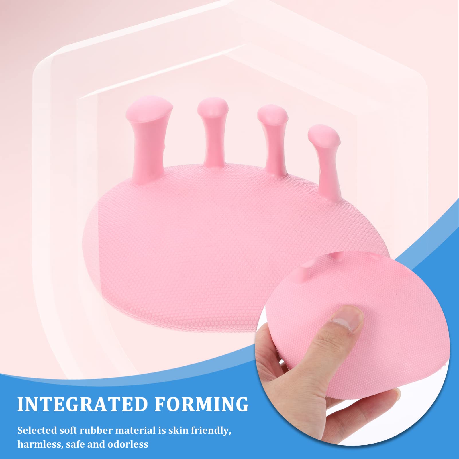 Ipetboom 1Pair Toe Separators for Overlapping Toes Material Correctors for Foot Relief Comfortable Fit for Women Easy to Clean for Walking and Yoga