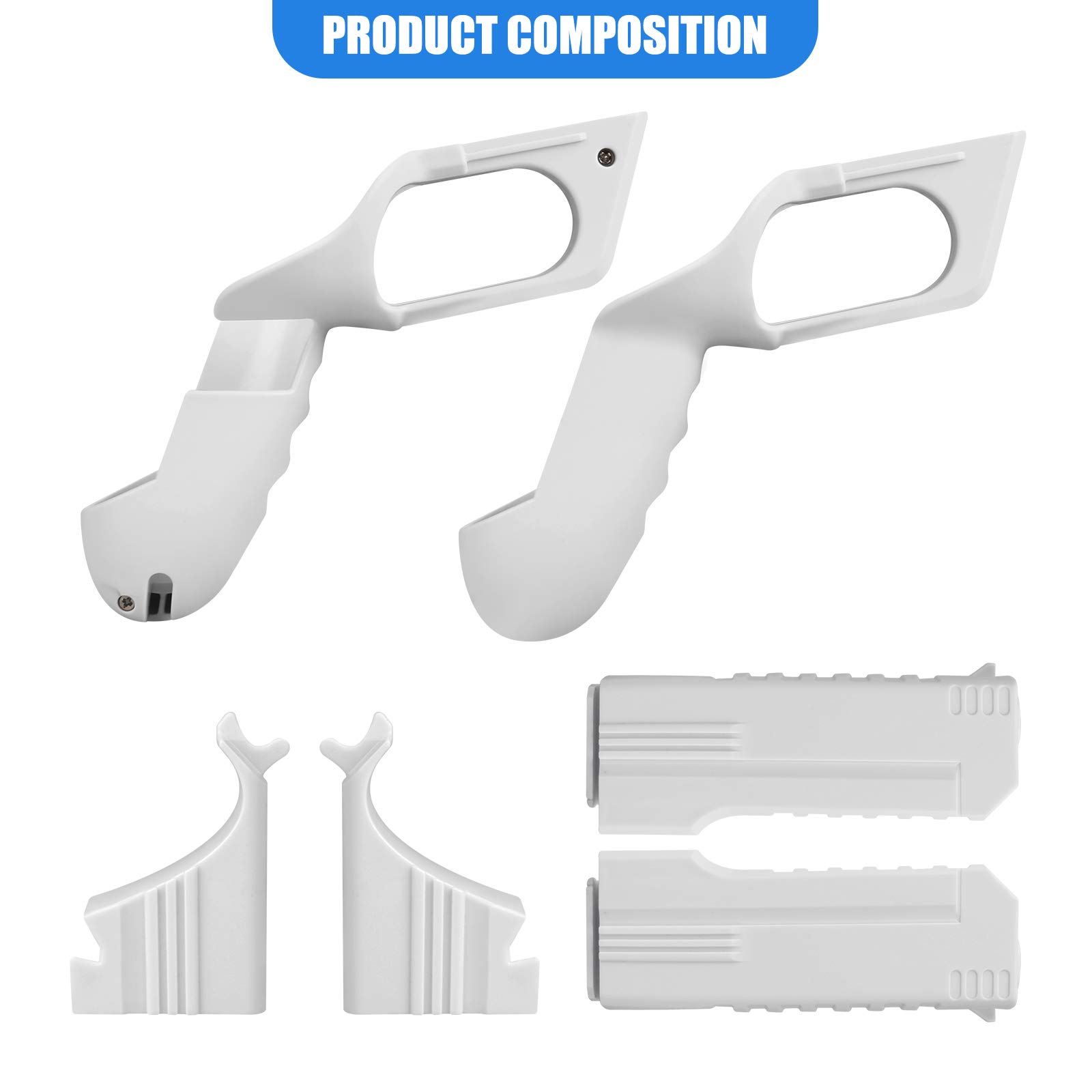 Buy Esimen VR Game Gun for Oculus Quest 2 Controllers Pistol Case