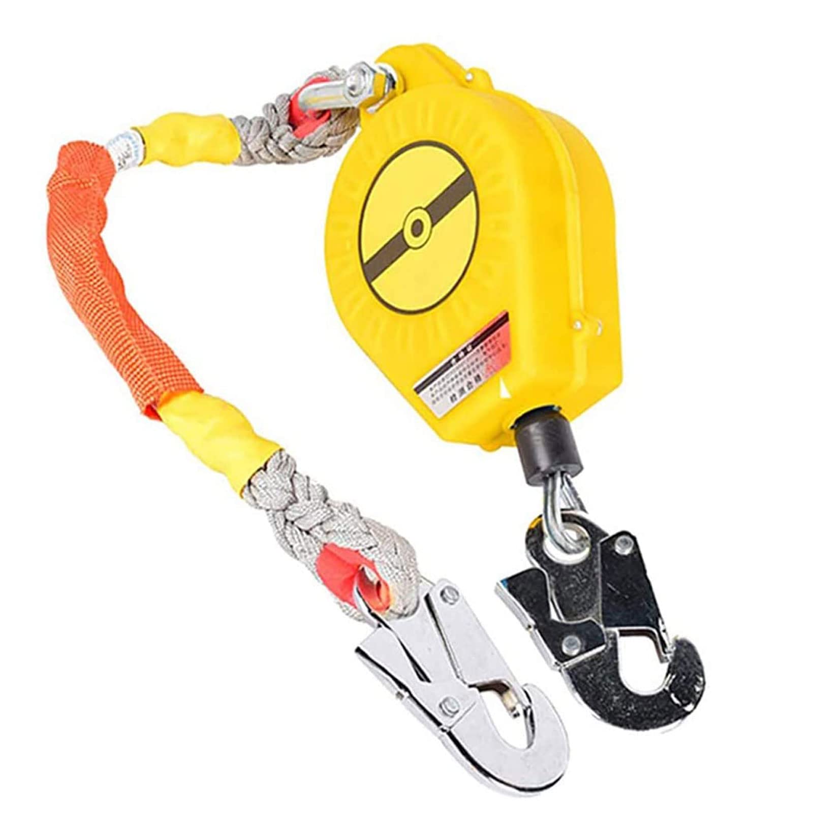Wysuwany kabel Lifeline, smycz chroniąca przed upadkiem z hakiem samoblokującym, nośność 330 lb, bezpieczne urządzenie do automatycznego asekuracji do konstrukcji