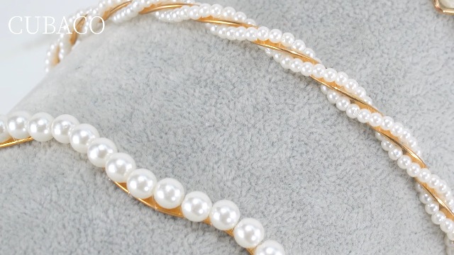 Amazon.com : CUBACO 6 PCS Pearl Headband for Women White Headbands