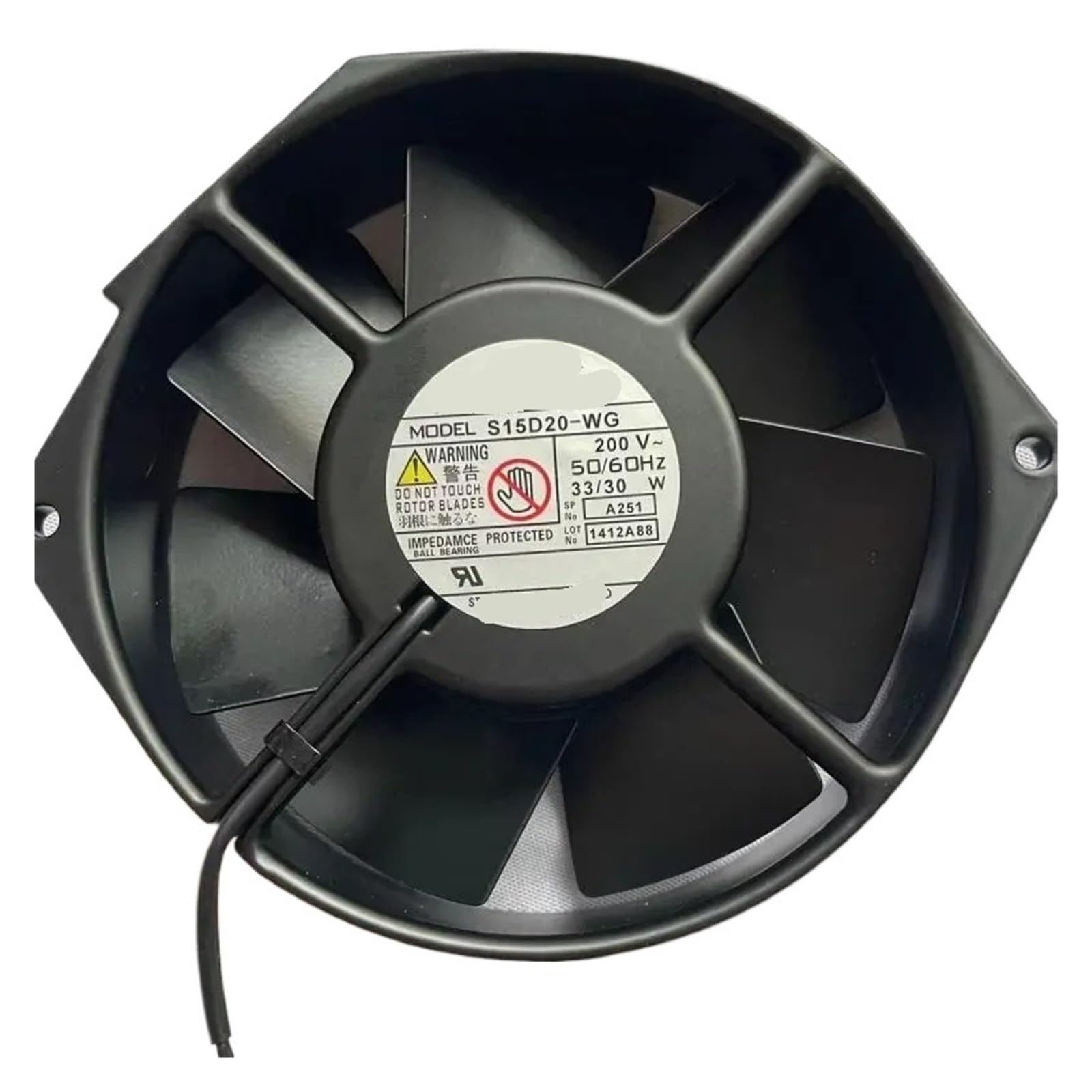 YMUGUEGH S15D20-WG 200VAC 33/30W 15x17cm axial cooling fan axial flow fan