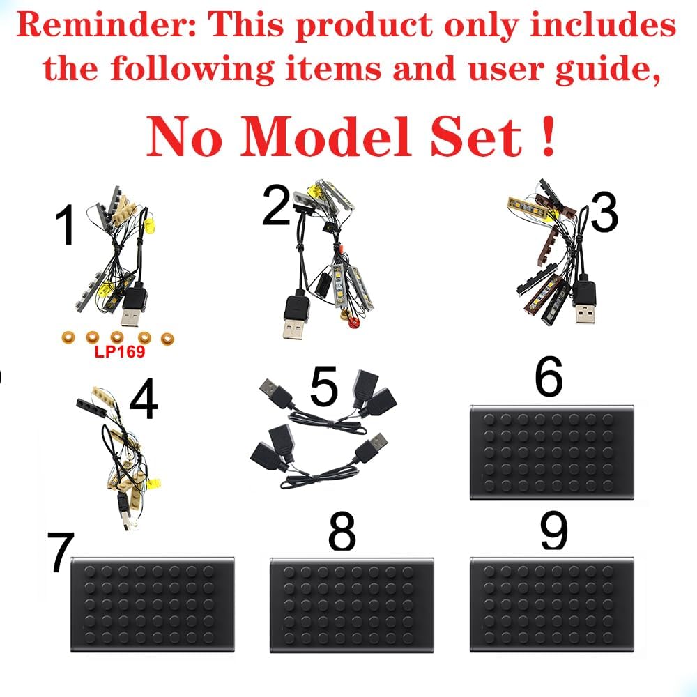 LED Light Set Compatible with Lego 75978 Diagon Alley Harry Potter Building Blocks Model - Model Set NOT Included