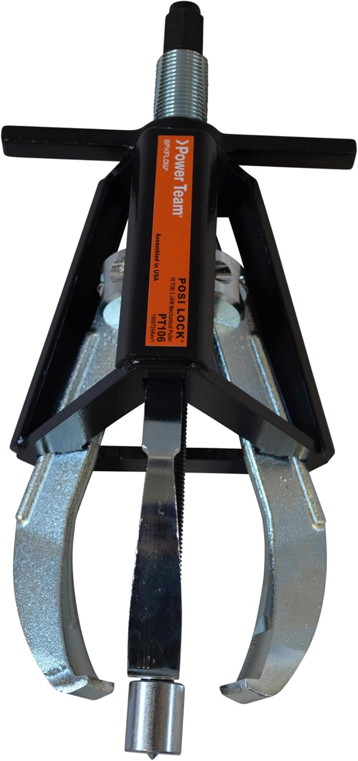 Posi Lock 106 Manual Puller, 3 Jaws, 10 tons Capacity, 6" Reach, 1/4" - 7" Spread Range, 13-1/3" Overall Length