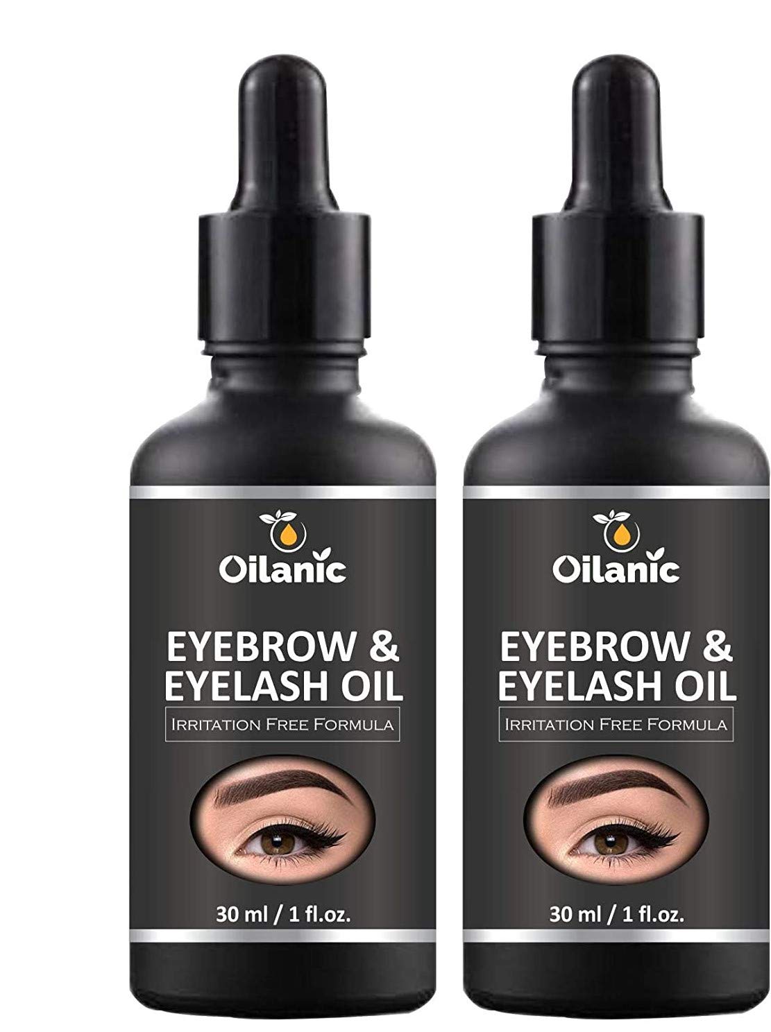 Eyebrow and Eyelash Oil for Women and Men (Set of 2, Each 30 ml)|Natural Oil for Thicker, Fuller Brows and Longer Lashes Irritation-Free Formula Nourishing and Strengthening Safe for Daily-image-31