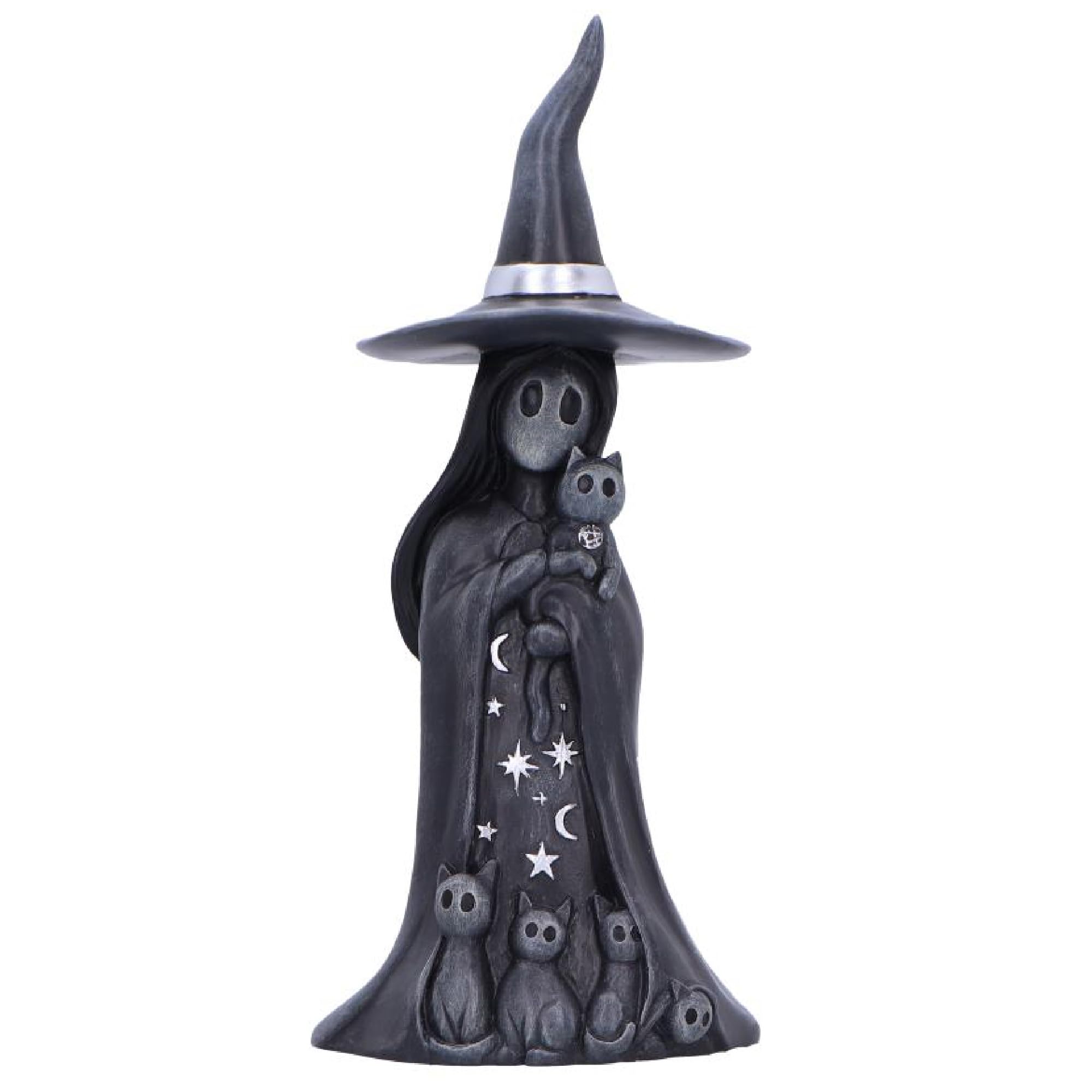 Nemesis Now Little Souls Collection Aura Witch Figurine - Witchy Mystical Home Décor - Cast in the Finest Resin - Expertly Hand-Painted Sculpture