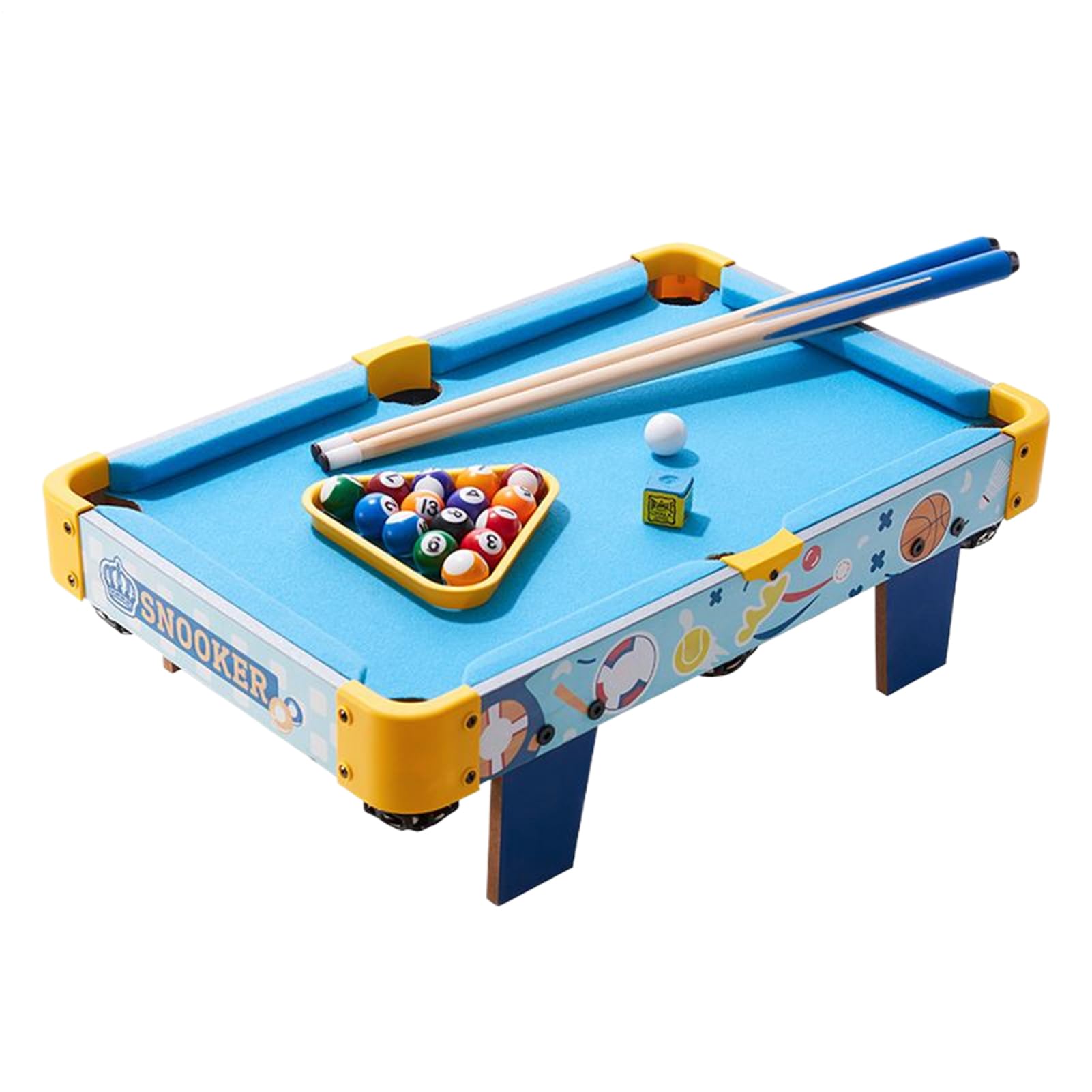 Da Biliardo per Bambini Pieghevole Portatile Divertente Educativo Giocattolo Giochi Da per Bambini Adulti Famiglia Esterno Soggiorno Festa | Accessorio Interattivo per Gioco E App