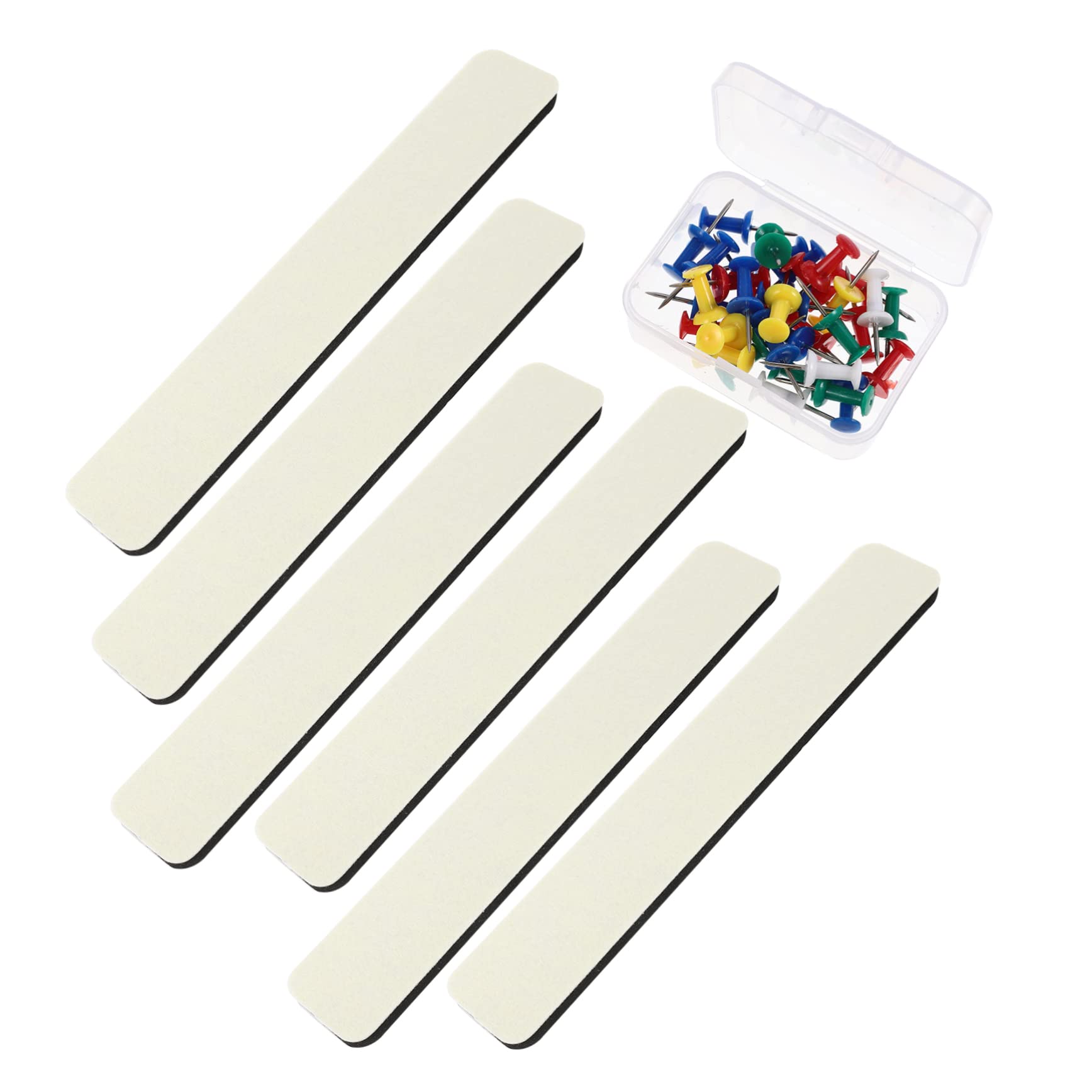 SEWACC 1set Self-Adhesive Felt Pin Board Strips Memo Wall Decoration for Easy Installation Stylish Organization Protects Walls for Home Office Use