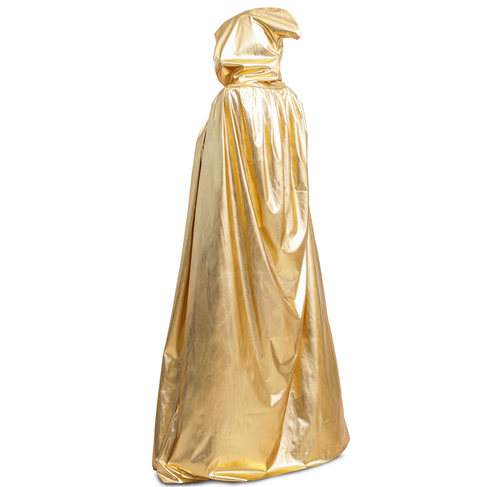 siopalHooded Cloak, Cosplay Black Cloak Grim Reaper with Hood Raven Cloak Cosplay Costume