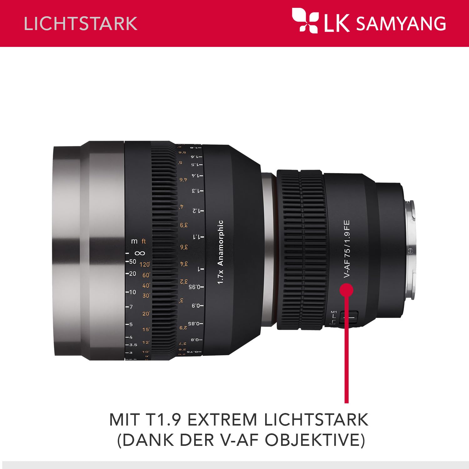 Samyang - V-AF 1.7x Anamorphic MF adapter