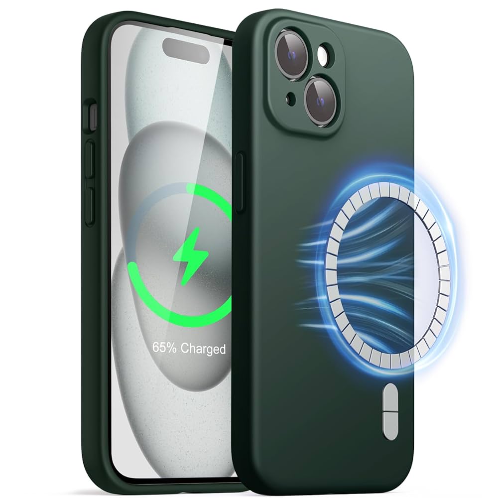 【色:Minijohn_サイズ:15ProMagsafeClear】CASETi CAPRARO Magnetic for iPhone 15 Pro Max Case, [Compatible