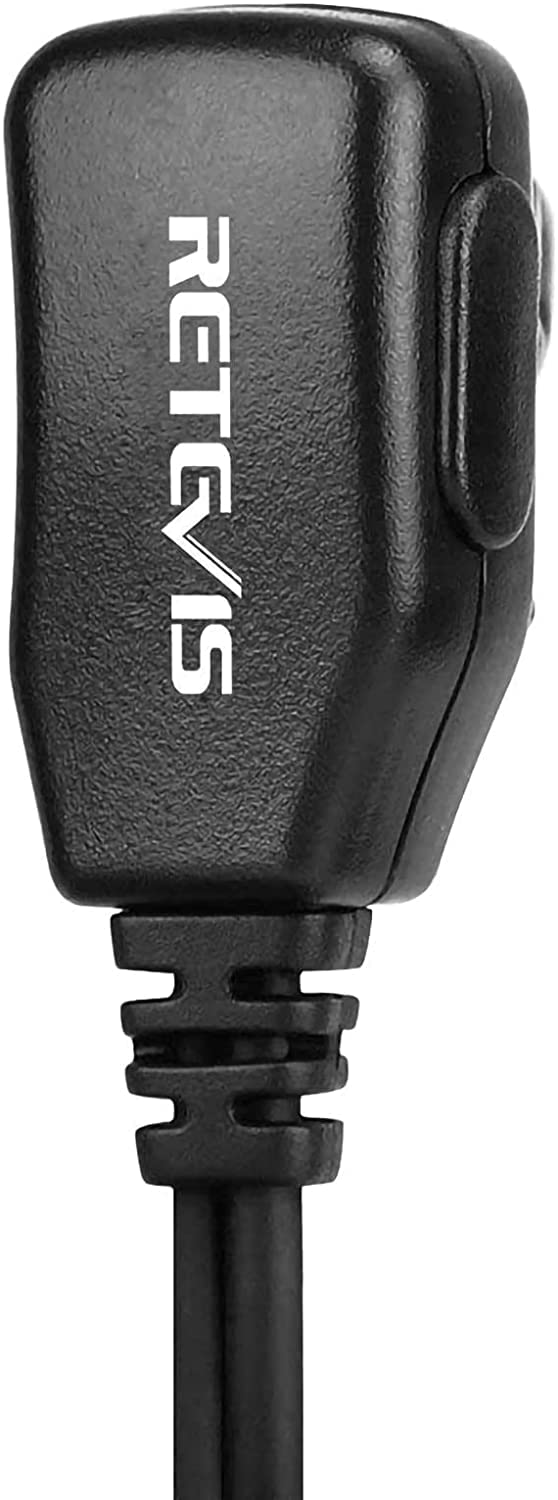 Retevis Talkie Walkie Écouteur, Oreillette Compatible RT45 Motorola TLKR T80 Extreme T92 H20 T62 T80 T80ex T82 T82 Extreme T82ex T81 Hunter, 1 Broche 2,5mm Casque Écouteurs (10 Pcs)
