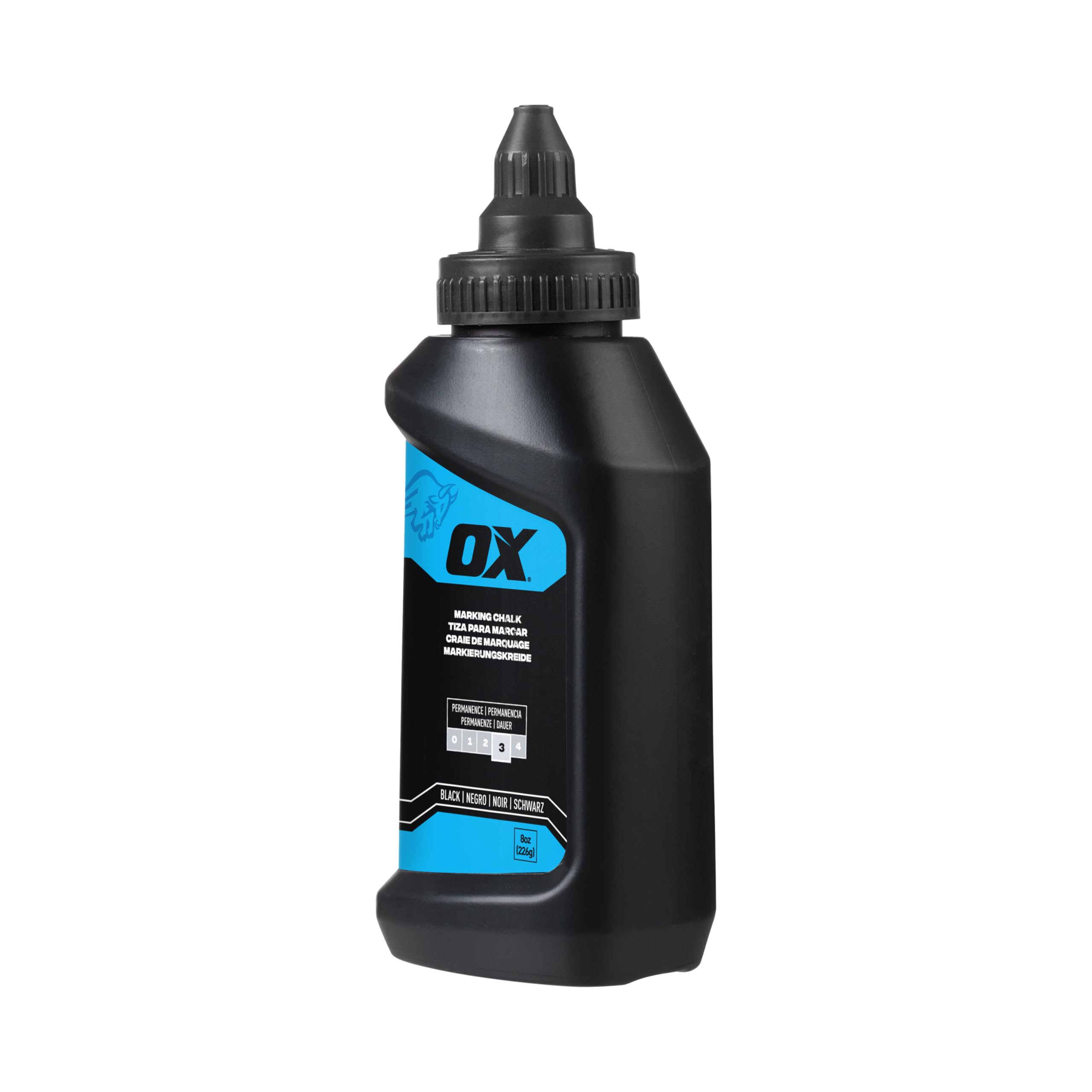 OX Pro Series Black Permanent Chalk 8 oz