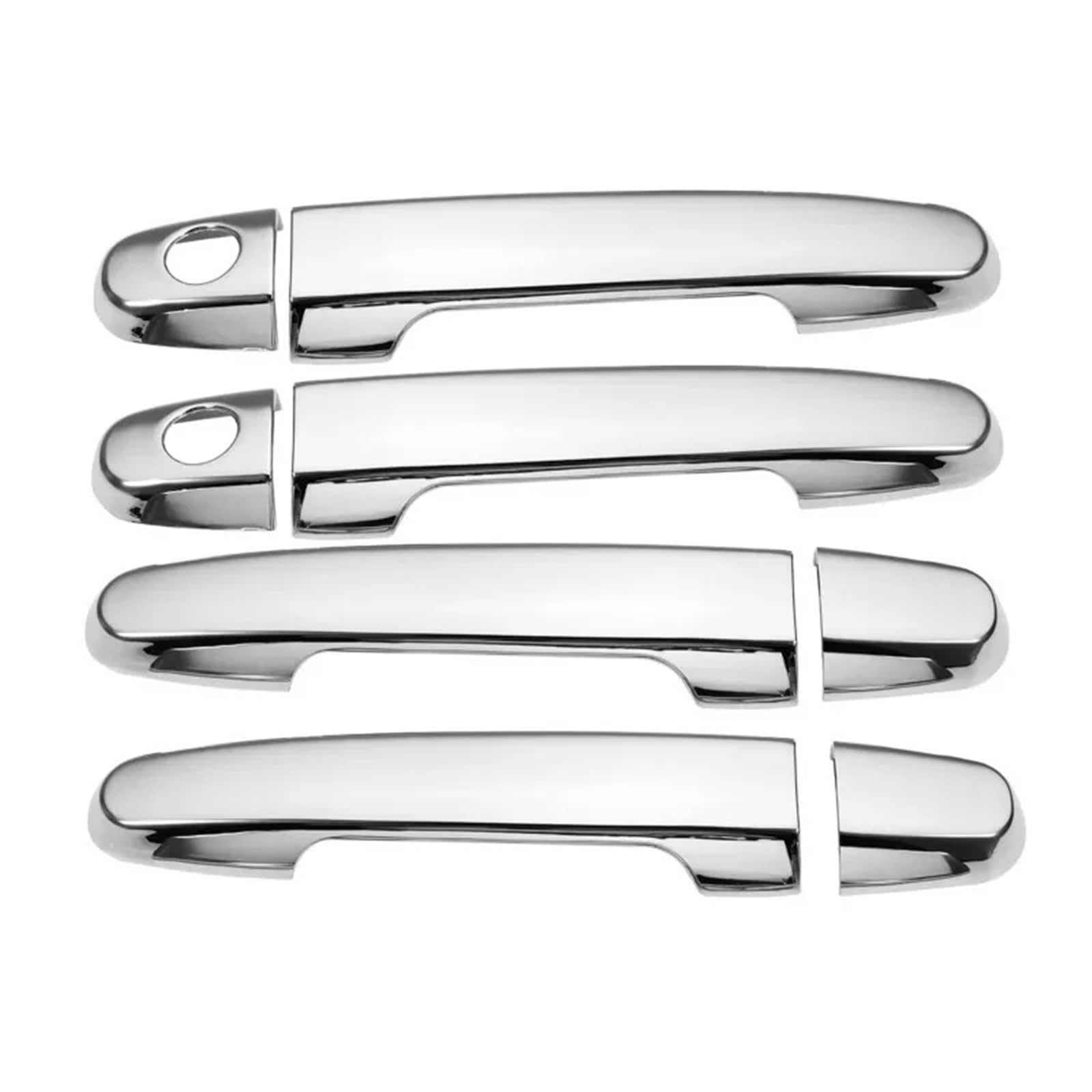 DSEQOPHH Outer Handle Cover Compatible with Toyota for Daihatsu for Terios for Bego for J200 2006-2016 Car Door Handle Cover Trim Chrome Carbon Fiber