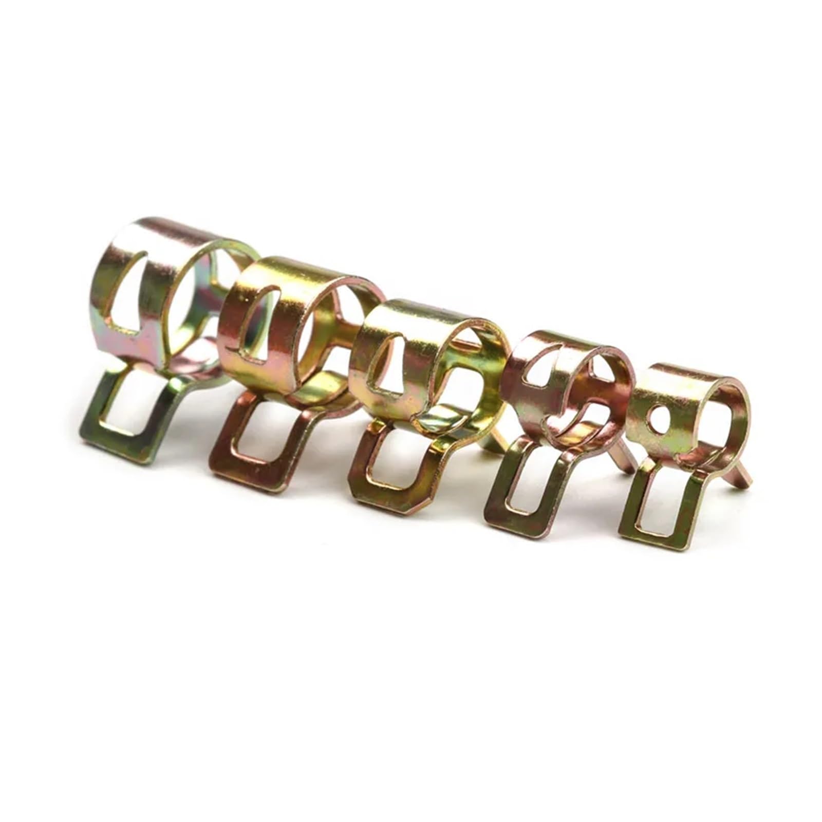 LYVQZPWLRPino de Seguridad, Abrazadera de Manguera de Silicona for vacío, 20 Unidades, de 6 mm a 20 mm, for Combustible, Aceite, Agua, Tubo de Manguera(Black 22mm)