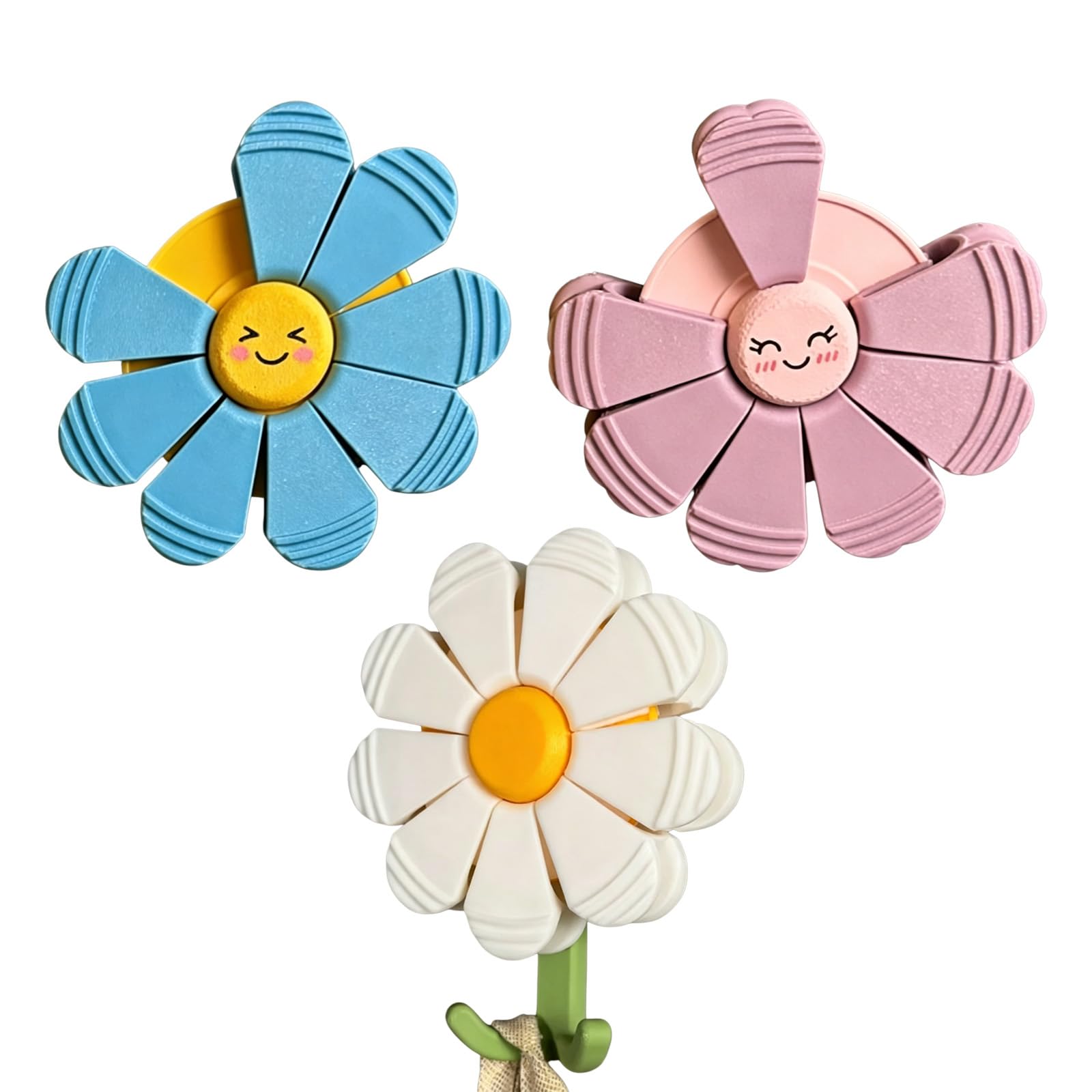 Tsophreniq Detachable Decorative Flower Shaped Snacks Bag Sealing Clip Practical Fasteners for Kitchen or Workspaces Decorative Paper Holder