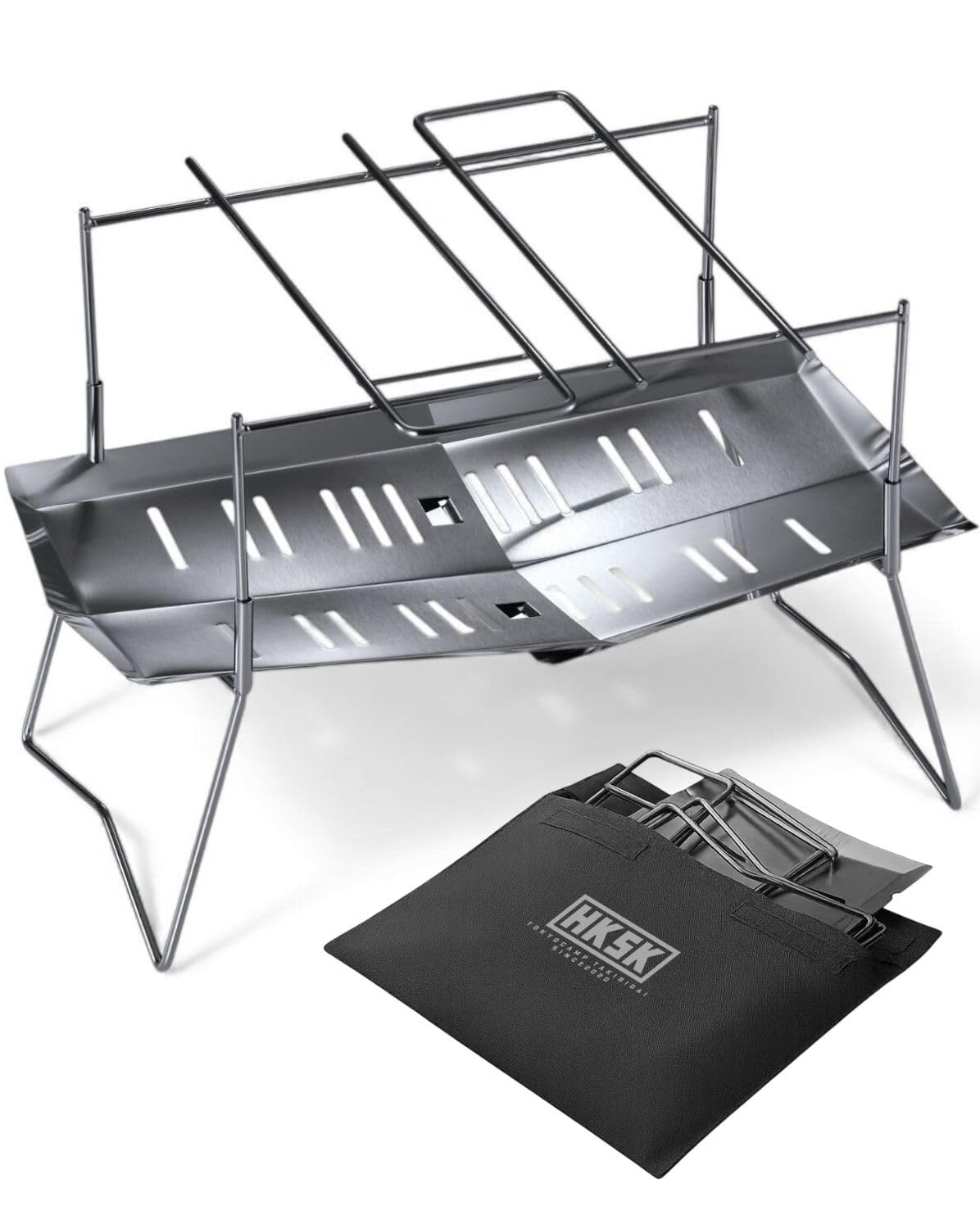 Amazon | Tokyo Camp 焚き火台 HAKOSUKA 折りたたみ式 A4収納