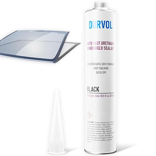 Miniatura 1 de Sellador adhesivo de uretano para parabrisas de vidrio automático, 1 unidad, color negro