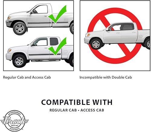 Miniatura 2 de Brock Lámpara trasera de repuesto para pasajeros con lente ámbar-rojo-transparente compatible con camioneta Tundra 2000-2006 815510C010
