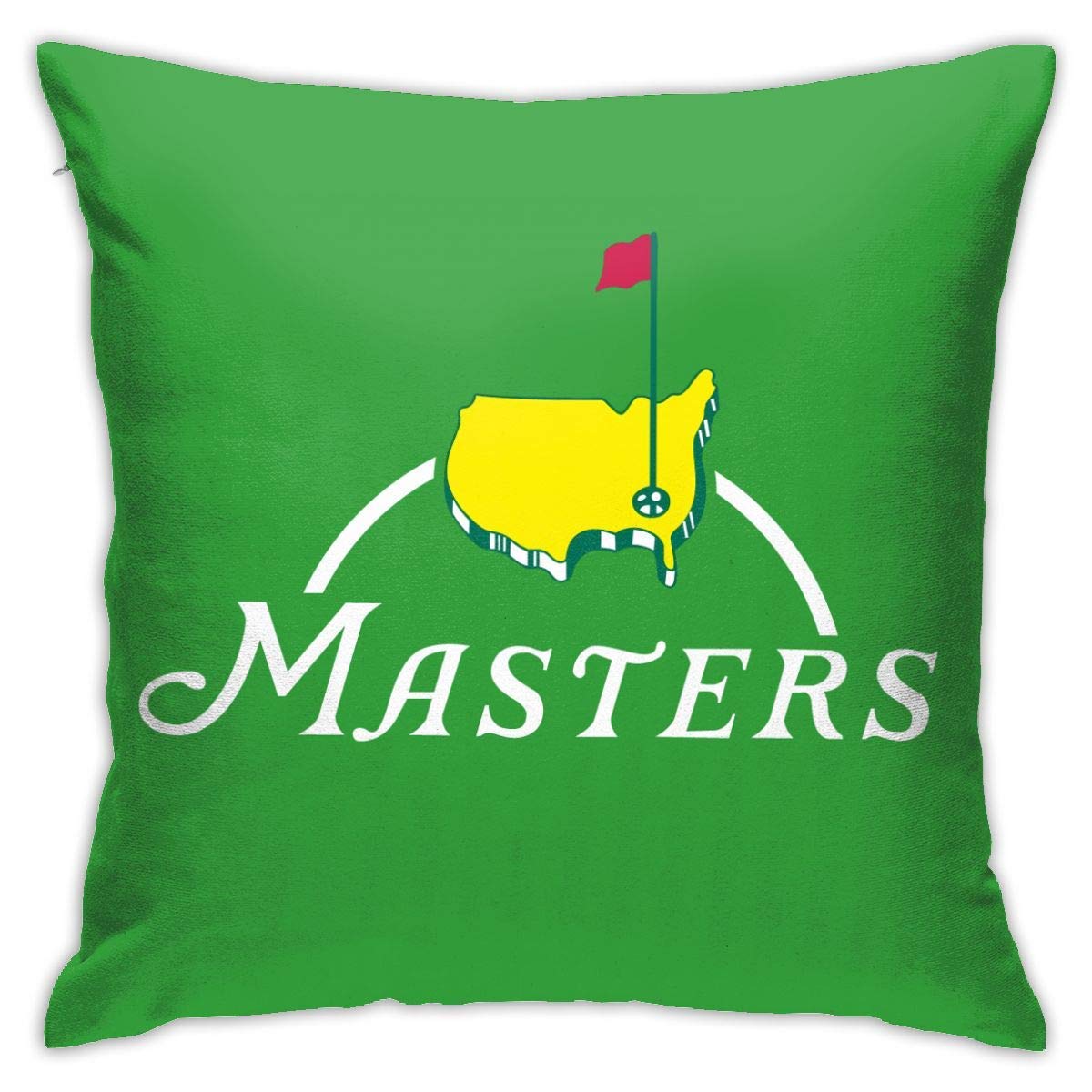 Seonyer 2020 Masters Golf Sports Tournament PGA Pillow Cover pillowsase 16x16inch Cushion Cover Office Decorative for Sofa Couch Bedroom