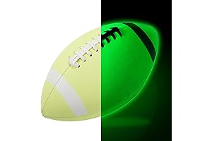 Glow in The Dark Football Lights Up Youth Size Football