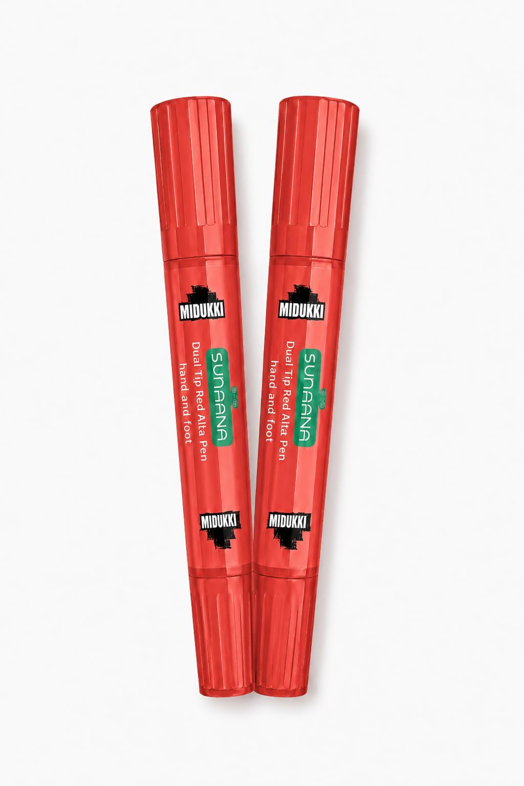 Dual Tip Red Alta Pen for Hand and Foot, Waterproof Alta Marker Pen for Bharatanatyam, Kathak & Odissi Dance - Long-Lasting Alta Stick for Traditional Bridal Makeup & Festivals Pack of 2-image-23