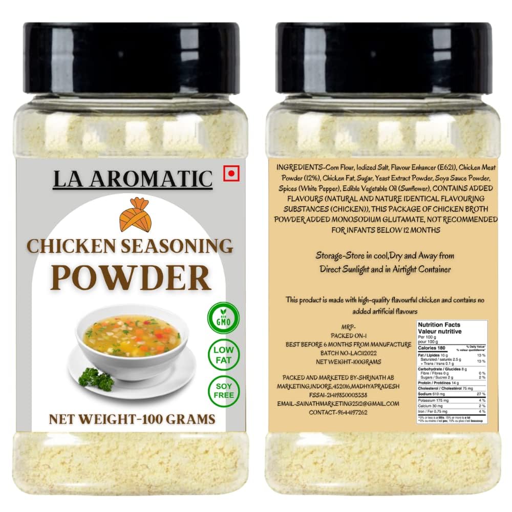 La Aromatic Chicken Stock Powder-Real Chicken for More Flavour- (100 GRAM) (B0BQWY819X) Amazon Price History, Amazon Price Tracker