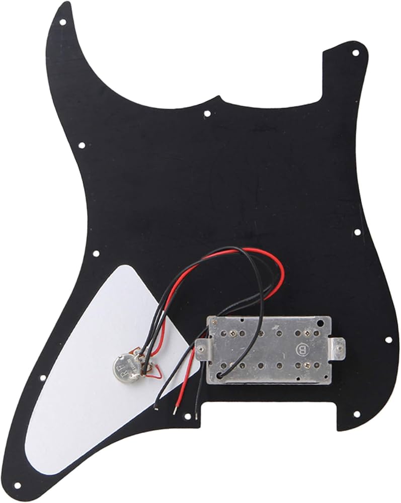 Amazon | 配線済みピックガード 1ハムバッカー エレキギター用
