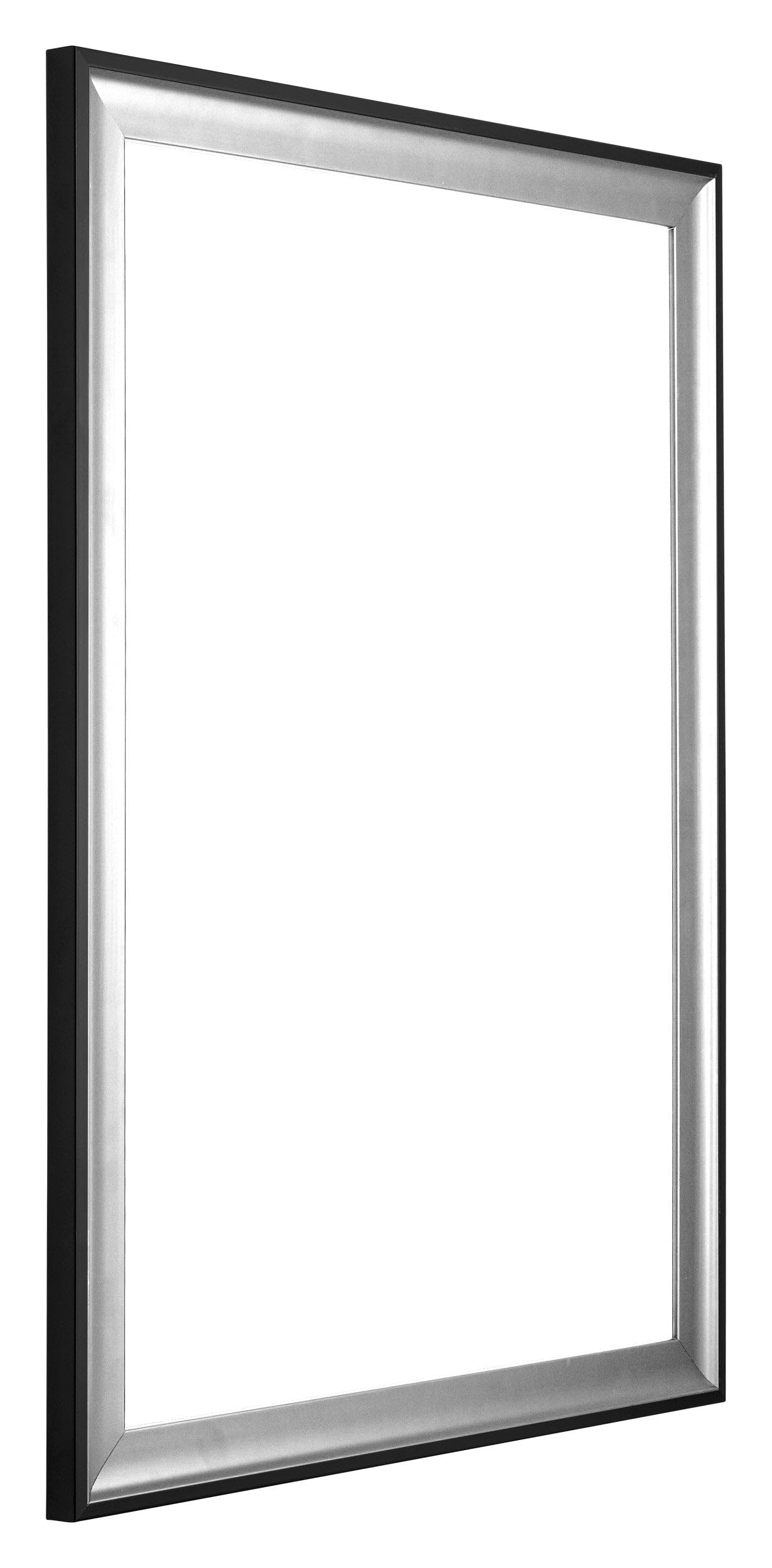 yd. Cadre Puzzle 50x70 cm Noir Argent Poli - Cadre en Bois Birmingham