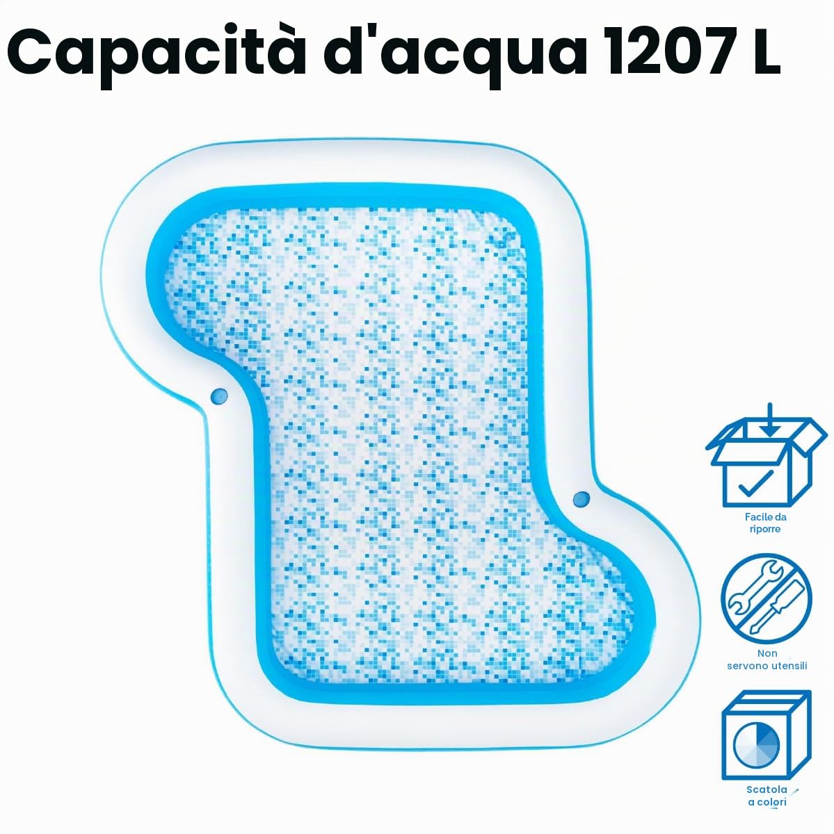Bestway 54321 Piscinetta Gonfiabile Sunsational, 3 Anni+