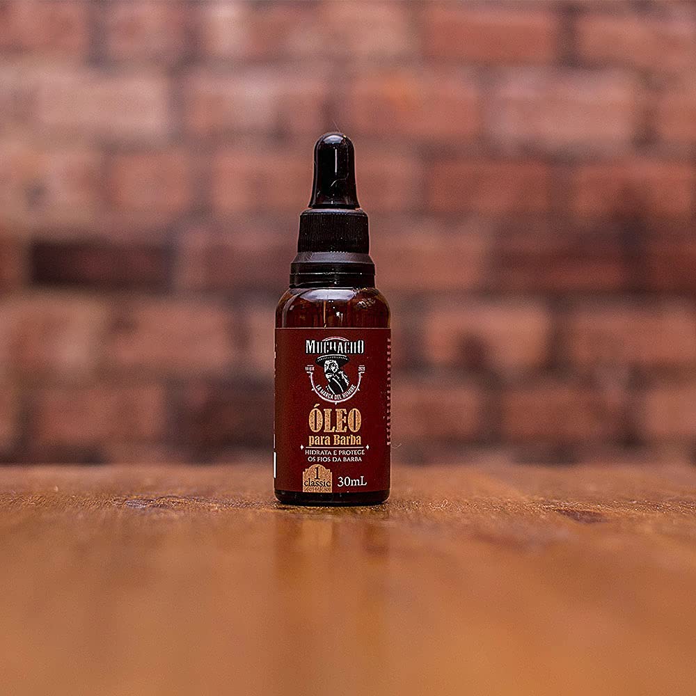 Muchacho – Óleo Para Barba Profissional Hidratante Classic – 30ml Hidratação e Maciez para sua barba em promoção! Veja a oferta e mais achadinhos de Cuidados com a Barba 5 Hoje é o melhor dia para comprar Muchacho – Óleo Para Barba Profissional Hidratante Classic – 30ml Hidratação e Maciez para sua barba com aquele preço maroto! Promoção! Aproveite a oferta! 5