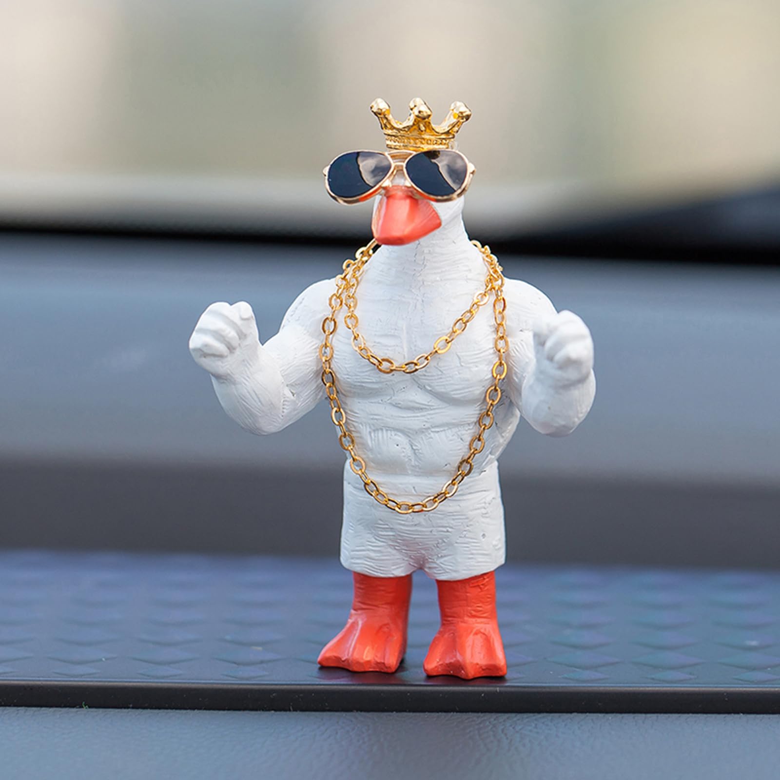 KIAYOO Muskelente,Auto Büro Zuhause Deko Dekoration Statuen