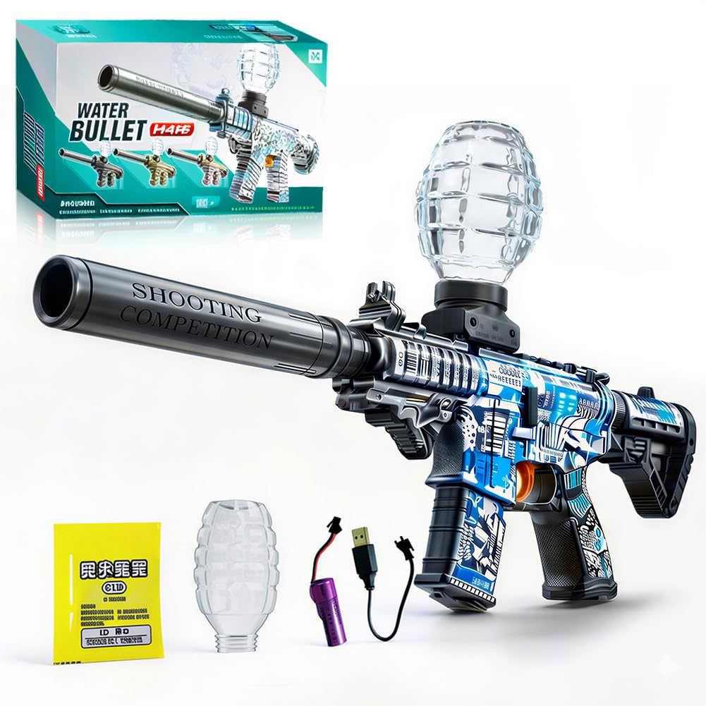 Gel Blaster,Elektrospielzeug Mit Harzkugeln&Schutzbrille, Geburtstage,Partys,Ostern,Outdoor-Shooting&Teamspiele Und Erwachsene,Entdecke Die Spannung!