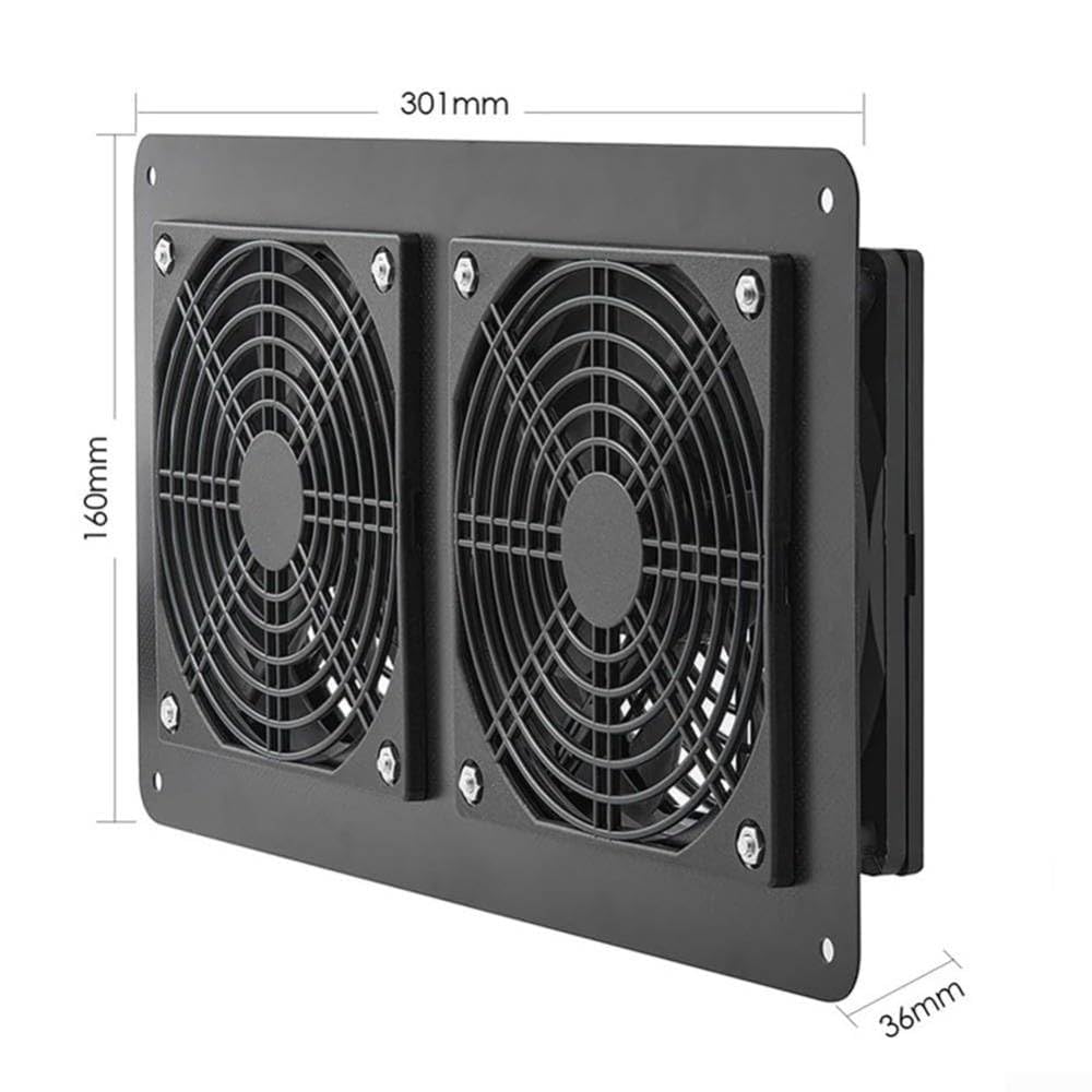 Extractor de Aire para caravanas con Panel Solar de 10W Integrado