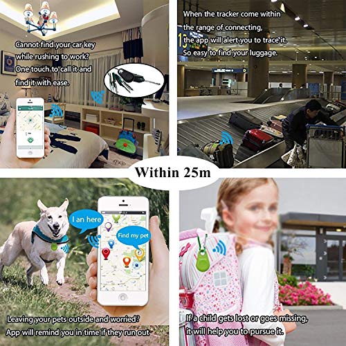 GPS Tracker, Hond Huisdieren Smart GPS Tracker Anti-Lost Alarm Tag Wireless Bluetooth Tracker Child Wallet Bag Key… - Image 7