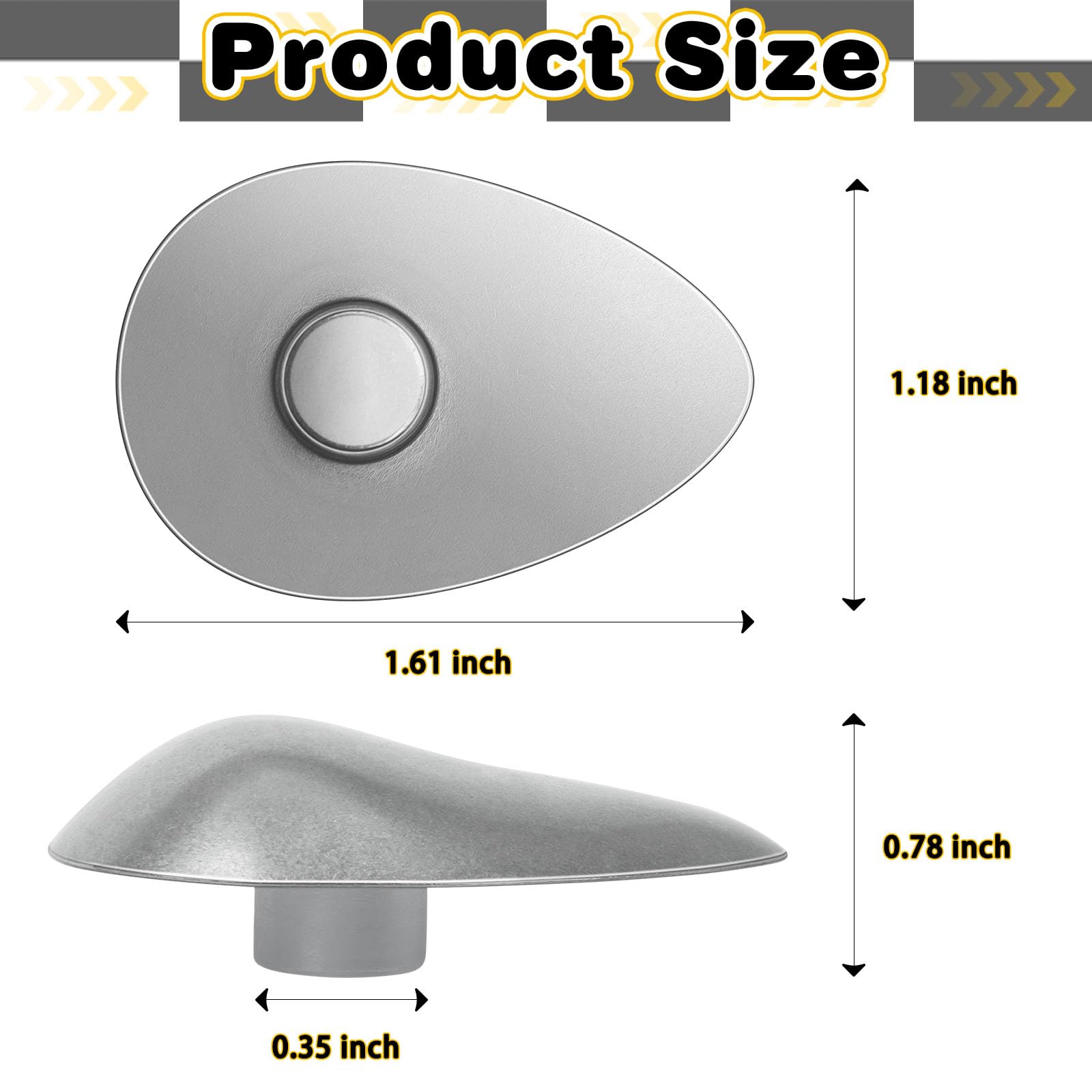 FunisFun 2.5 Ounce Tungsten Weights Canopy Derby Car Weights with Case for Pinewood Car Track to Speed Up (Tungsten Canopy 2.5 oz.)