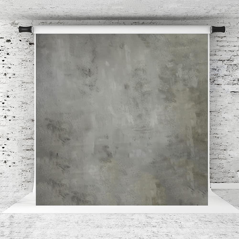 KateHome PHOTOSTUDIOS 2x2m(6x6ft) Fondo de fotografía Dibujado a Mano Fondo de fotografía Abstracto Gris Accesorios de fotografía de Estudio