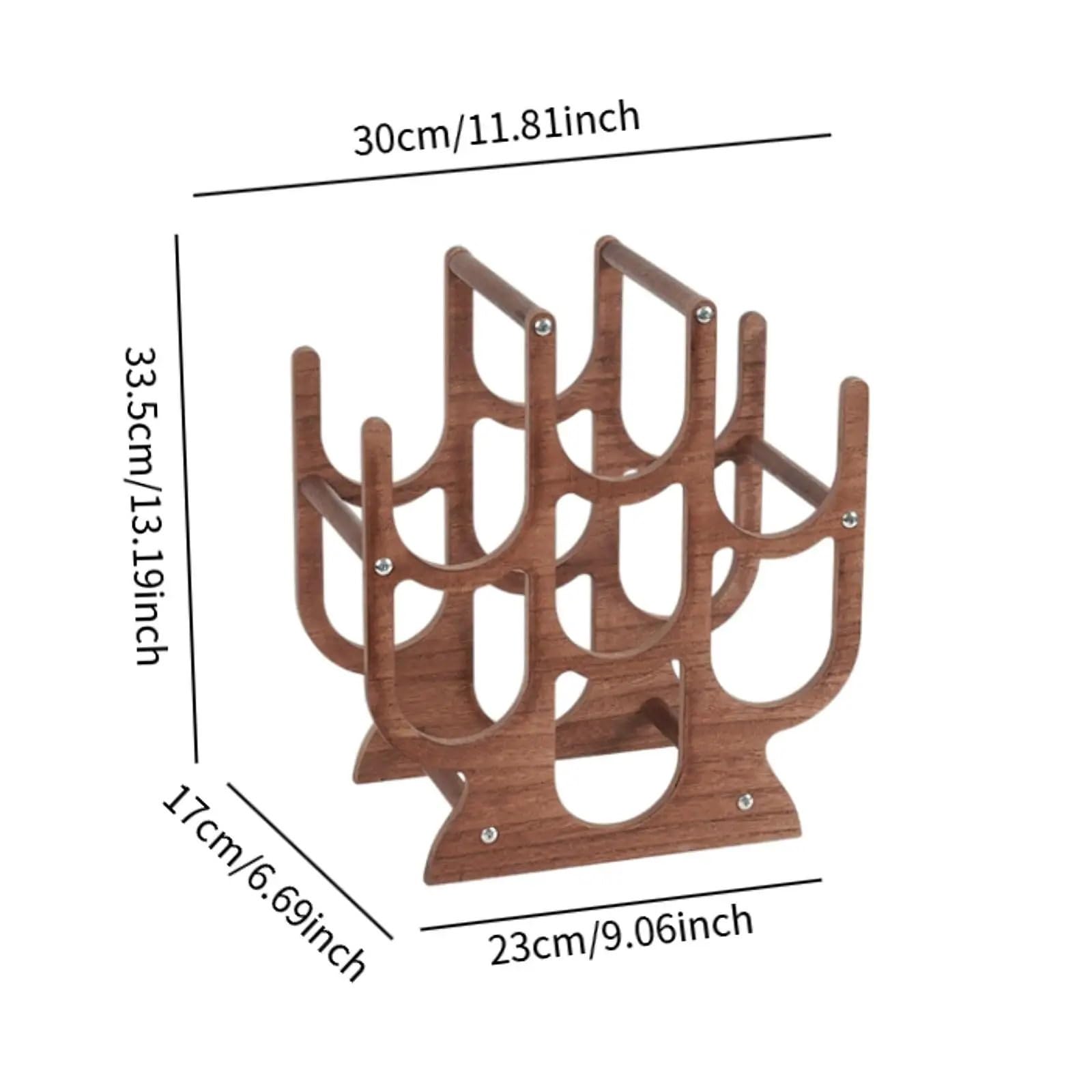 weinregal Weinhalter aus Holz, abnehmbares Weinregal, Küchenarbeitsplatte, Lagerregal for Barschrank, Weinflaschen-Präsentationsregal