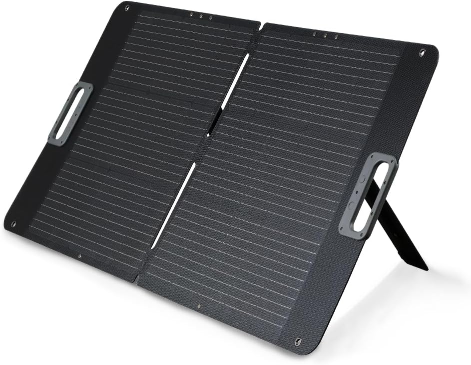 アイリスオーヤマ ポータブル電源用 ソーラーパネル 太陽光パネル ISP-A100M-H グレー