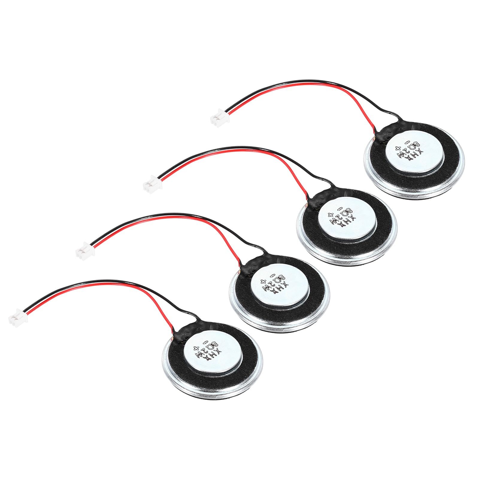 QUARKZMAN 2W 8 Ohm 60mm Rotondo Mini Altoparlante Guscio Metallico Micro Magnete Speaker con Filo Per Radio DVD EVD