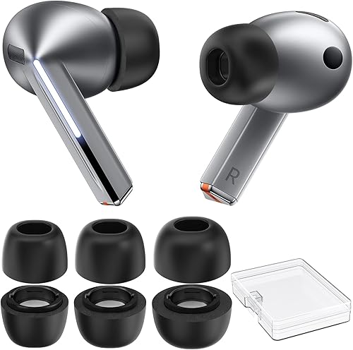 Miniatura 8 de AHASTYLE Galaxy Buds Live - 6 pares de almohadillas de silicona para auriculares, accesorios de repuesto compatibles con Samsung Galaxy Buds Live
